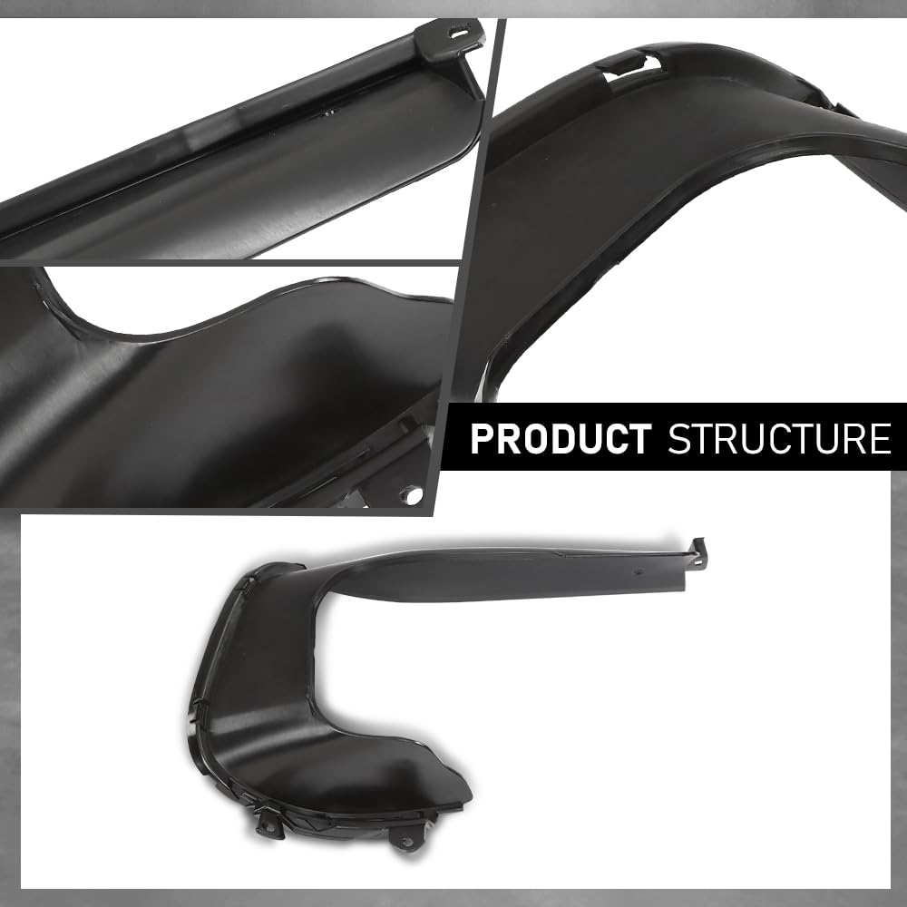 G-PLUS Rear Left Bumper Trim, Compatible with Porsche Cayenne 2011-2014, Driver Side, 958505837009B9, PO1182101