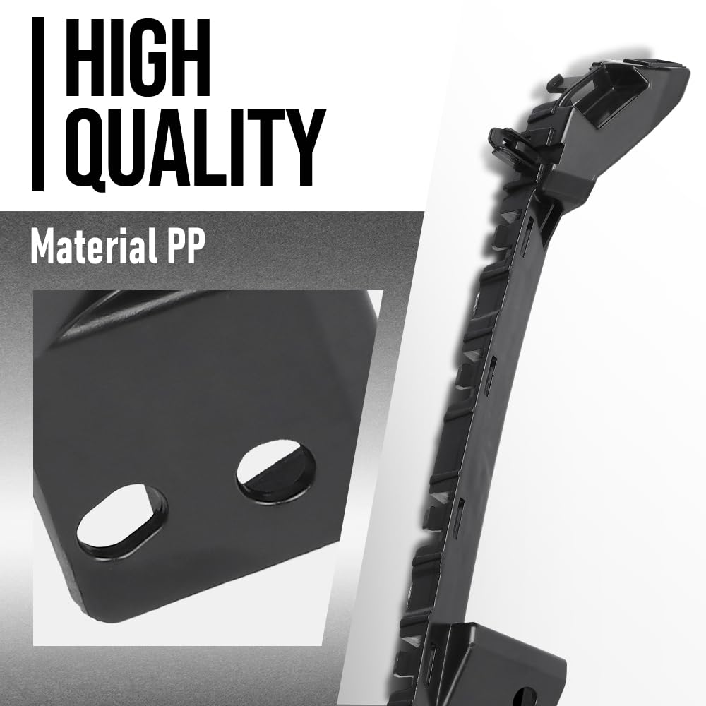 G-PLUS Bumper Bracket Set Front Left and Right Side Compatible with Cadillac XT5 (submodel: Base, Platinum) 2017 2018 2019, Fit Cadillac XT5 Livery 2021 2022 2023 84172893, 84172892 Black