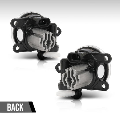 G-PLUS Front Left & Right Fog Light Lamp Compatible with Volvo XC40 2018-2020 Fit Polestar 2 2021-2023 31689174, 31689175 Black