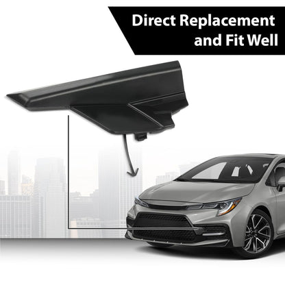 G-PLUS Front Bumper Left Tow Hook Eye Cap Cover Compatible with Toyota Corolla SE/XSE 2020-2021 53128-12070