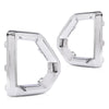 G-PLUS Front Fog Light Outer Bezel Cover Chrome Set Compatible with GMC Sierra 2019 2020 2021 Denali SLT AT4 84176753 84176752 Left&Right