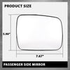 G-PLUS Passenger Side Mirror Glass w/Back Heated Compatible with LR2 2011-2015,Fit LR4 2010-2013,Fit Range Rover Sport 2010-2013