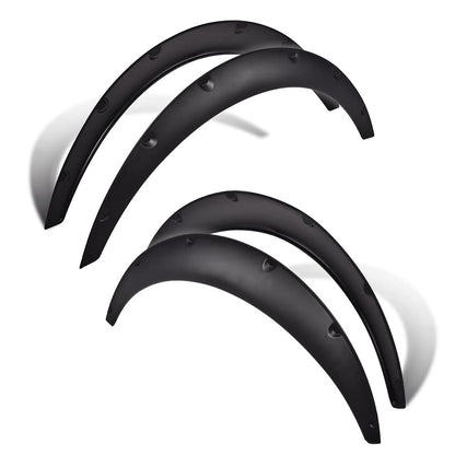 G-PLUS 4Pcs Universal Fender Flares, Durable Polyurethane Extra Wide Auto Car Body Kit (Front 730x 235mm / Rear 830 x 250mm) NOT Fit Pickup, NOT Fit Corolla/Mercury Mentego