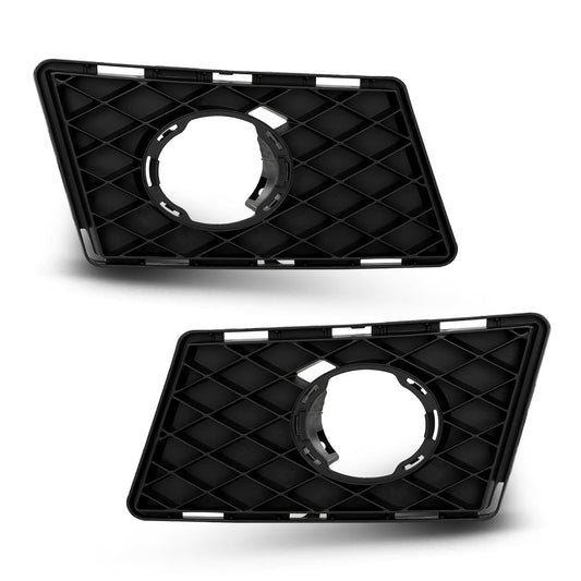 G-PLUS Fog Light Trim Set Left & Right Primed 2Pcs Fit Benz GLK350 (submodel: 4Matic, Base) 2010-2012,Fit For Models Without Driving Lights, Optical Off Road Package and AMG Styling Package
