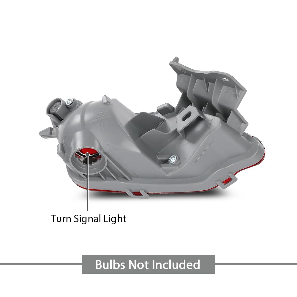 G-PLUS Rear Right Bumper Reflector Tail Light Turn Signal Lamp, Compatible with Toyota RAV4 2013-2015, 814800R020, TO1185107