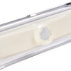 G-PLUS Front Side Marker Lights Assembly Compatible With Chevy Blazer/GMC Jimmy C/K R Pickup 1981-1991,Side Chrome Bezel Marker Lamps Pair Clear Lens