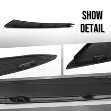 G-PLUS Headlight Molding Trim Right for Honda Civic 2022-2024 Black Additional Angle