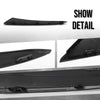 G-PLUS Headlight Molding Trim Front Right Side Compatible with Honda Civic 2022 2023 2024 HO1213131, 71202T20A01 Black