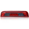 G-PLUS Rear LED Third Brake Light Compatible With Chevy Silverado/GMC Sierra1500/2500HD/3500 2014 2015 2016 2017 2018,3RD Cargo Led Tail Lamps Red Smoky lens Chrome Housing