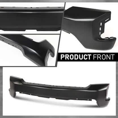 G-PLUS Primered Steel Front Bumper Face Bar Compatible with Chevy Silverado 1500 2019-2022,Fit Models Without Park Assist Only,Fit 2022 Limited (LTD) Old Style Models Only