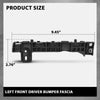 G-PLUS Front Driver Left Bumper Fascia Guide Compatible with Buick Envision 2016 2017 2018 2019 2020 22977507, GM1042186 Black