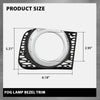 G-PLUS Fog Light Fog Lamp Bezel Trim Front LH RH Compatible with Land Rover Range Rover 2010-2013