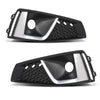 G-PLUS Pair Fog Light Cover, Compatible with Audi A4 S-Line / A4 Quattro / S4 2019, Bumper Grille Bezel, LH Driver & RH Passenger 2PCS, 8WD807681J, 8WD807682J