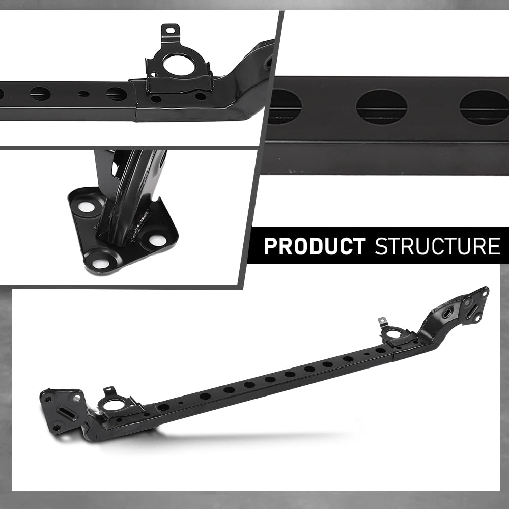 G-PLUS Radiator Support Lower Tie Bar Compatible with Cadillac XT4 2019-2022 23362297, GM1225398, GM1225398C Black