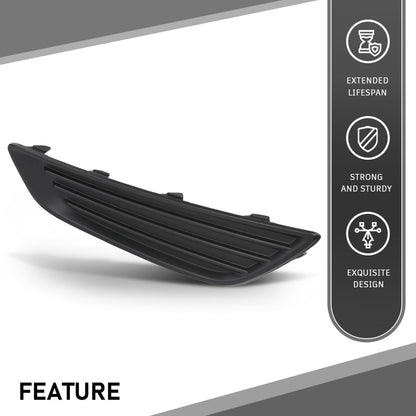 G-PLUS Front Left Fog Light Cover, Compatible with Ford Focus S 2015-2017/ Focus SE 2018, Driver Side, F1EZ17B814B, FO1038150