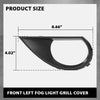 G-PLUS Front Left Fog Light Grill Cover, Compatible with Audi Q7 2010-2015, Driver Side, AU1038111, 4L0807489A