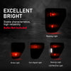 G-PLUS LED Tail Lights Rear Brake Lamp Left and Right Compatible with Ford F150 XLT 2021-2023 w/Blind Spot Fit w/Factory Incandescent Model ML3Z-13405-C, ML3Z-13404-C Red Lens