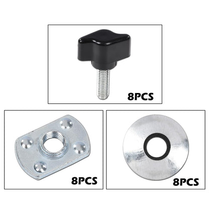 G-PLUS Universal Easy On Off Hard Top Fasteners Nuts Bolts Fits Jeep Wrangler YJ/TJ/JK Models 1987-2017