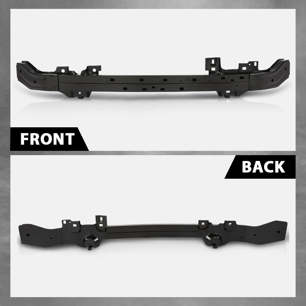 G-PLUS Black Front Bumper Reinforcement Compatible with Cadillac Escalade ESV 2021 2022 2023 2024, Compatible with Chevy Suburban Tahoe 2021-2024, Fit GMC Yukon & Yukon XL 2021-2024 84796459