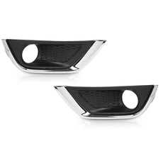 G-PLUS Bumper Fog Light Covers Bezel Compatible with Jeep Compass 2017-2019 Pair