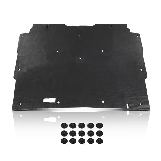 G-PLUS Hood Insulation Pad 1/2" with Clips Compatible with Chevy S10 1982-1993,Fit Chevy S10 Blazer 1983-1993 Black
