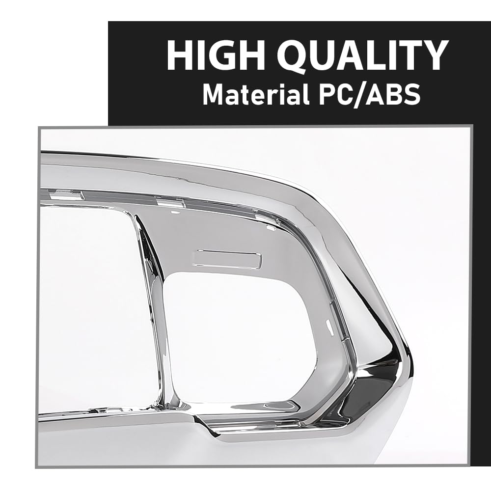 G-PLUS Front Bumper Lower Fascia Applique Compatible with Jeep Grand Cherokee 2016-2021 68310779AA