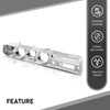 G-PLUS Dash Bezel Compatible with 1965 Chevy Chevelle El Camino without A/C Silver