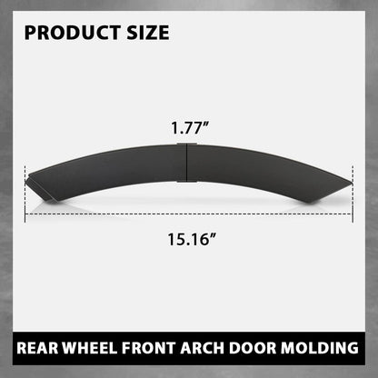 G-PLUS Rear Wheel Front Arch Door Molding Compatible with Range Rover Evoque 2012-2019 Fender Flares LR027252, LR027251