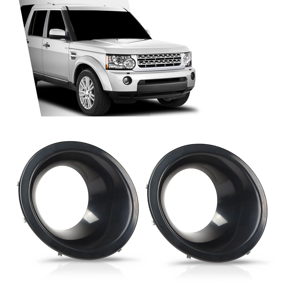 G-PLUS Fog Lamp Light Bezel Compatible with LR4 2010-2014 Black