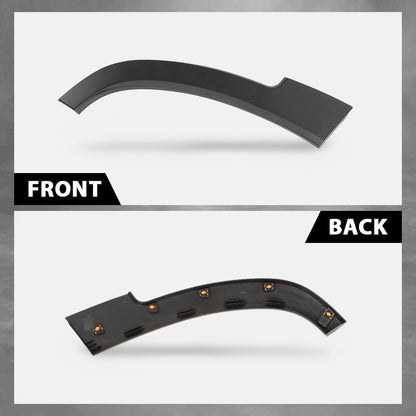 G-PLUS Rear Right Wheel Fender Flare Molding Front Half, Compatible with Jeep Cherokee 2019-2021, 68315998AC
