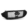 G-PLUS Front Upper Grille Compatible with Ford Edge ST/ST-Line 2019-2022 PT4B-8200, KT4Z-8200, KT4B-8A133 Gloss Black