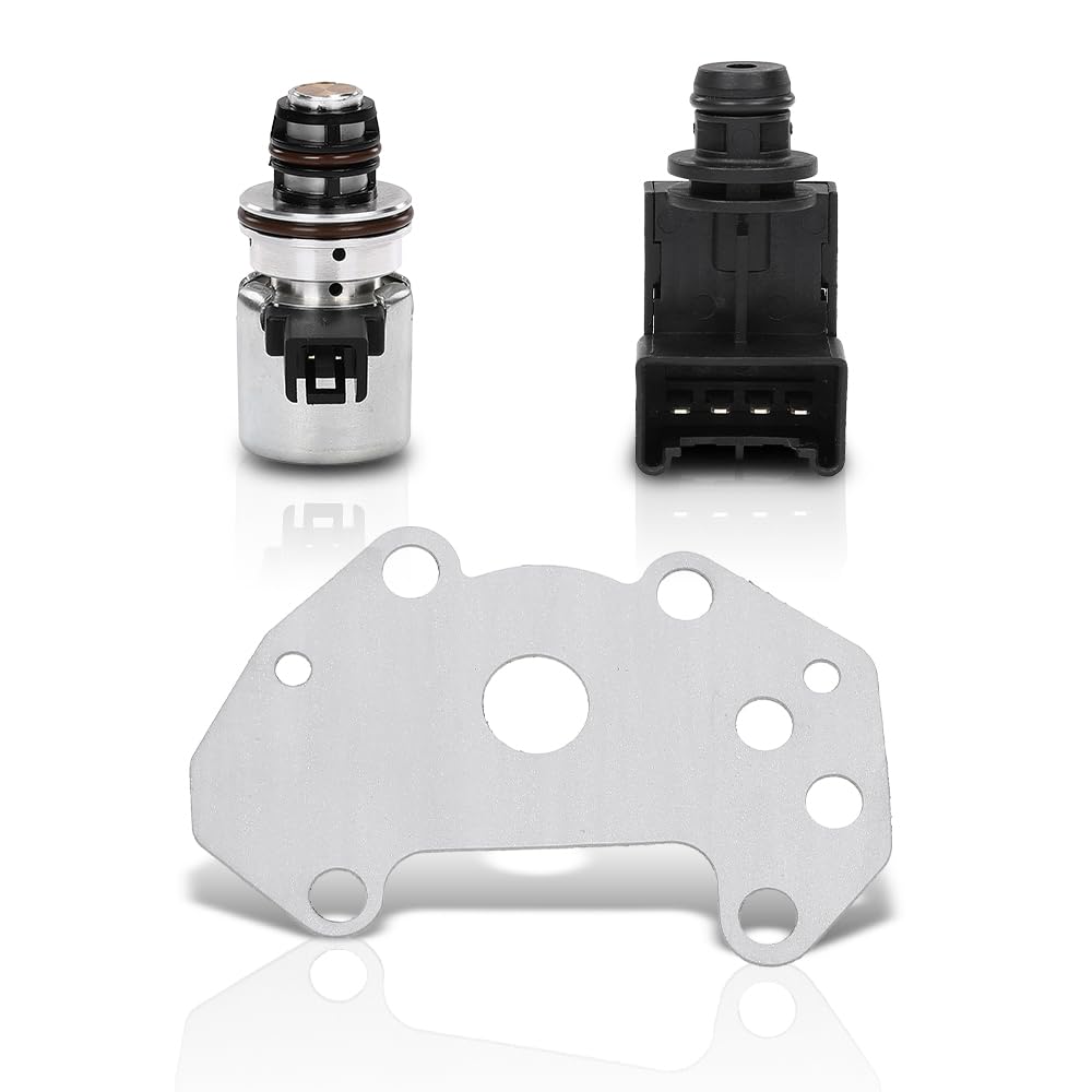 G-PLUS Governor Pressure Solenoid Sensor Set Fit 2000-2025 Dodge Jeep Chrysler Rear Wheel Drive Overdrive Models A500, A518, A618, 42RE, 46RE, 47RE D12432A, D12415C Black