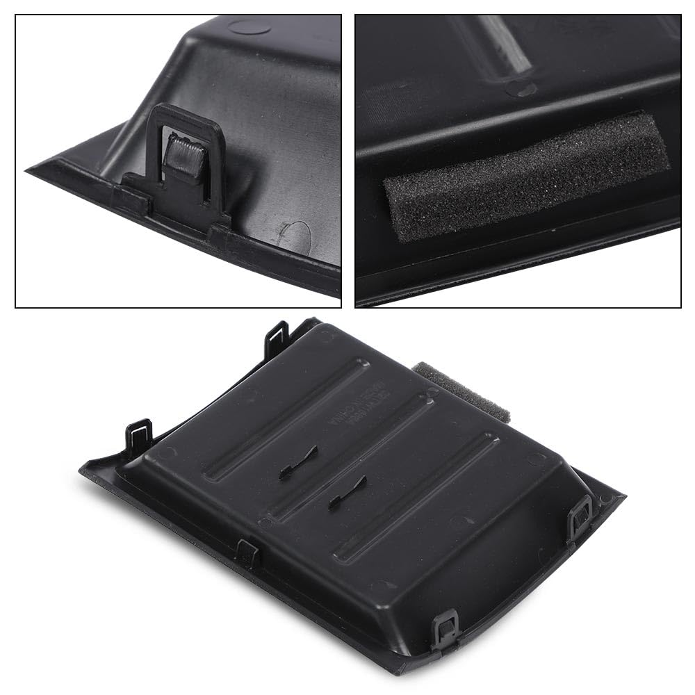 G-PLUS Upper Dash Bezel Storage Box Compatible with Nissan Xterra 2005-2013/Pathfinder 2005-2012/Frontier 2005-2017（w/o Silver Trim and 6-Cd Changer and Premium Audio）68252ZS40C Black