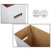 G-PLUS Comic Book Storage Comic Book Box Holds 150-175 Comics Collapsible and Stackable Short Box 10 Pack Moistureproof Stackable Archival Cardboard