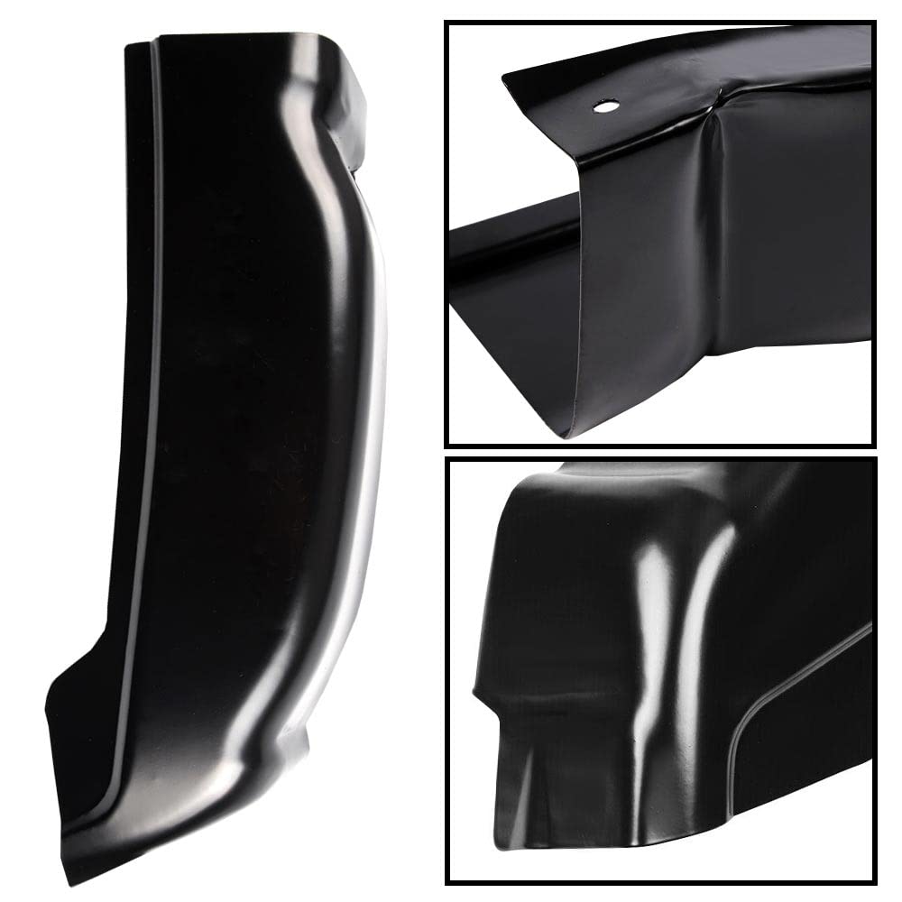 1 Pair Cab Corners Covers Fit For Chevy Silverado GMC Sierra 1999-2007 4 Door Extended Cab Trucks Black