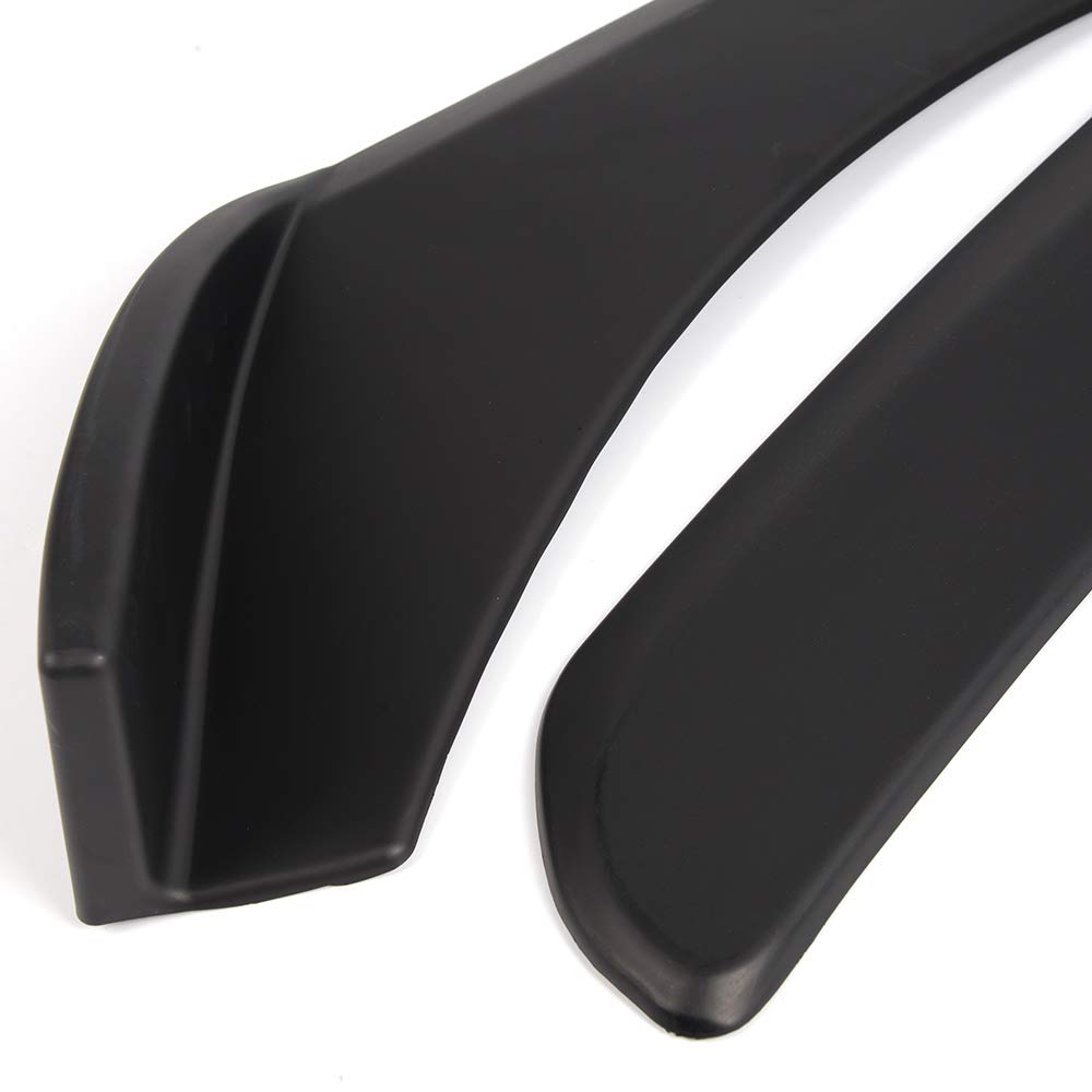 G-PLUS Replacement for Universal Front Bumper Lip Splitter Diffuser Spoiler Canard Deflector Polypropylene 2PC