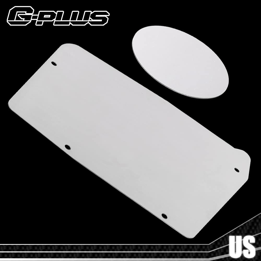 G-PLUS A/C Delete Panel Plate Compatible with 67-72 Chevy and GMC trucks equipped