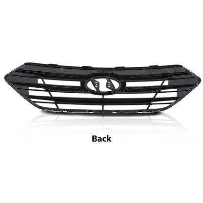 G-PLUS Grille Assembly Compatible with Hyundai Santa Fe Sport 2017 2018 ABS Plastic Grill 863514Z500, HY1200201