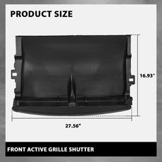 G-PLUS Active Grille Shutter Compatible with Tesla Model 3 2017-2020 Side View