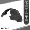 G-PLUS Fender Liner Front Passenger Right Side Compatible with Audi A6 S6 2017-2018 4G0821134F, AU1249149