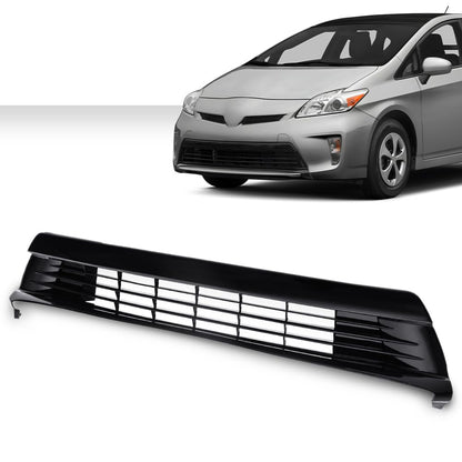 G-PLUS Front Bumper Lower Grille Grill Compatible with Toyota Prius FT 2012 2013 2014 2015
