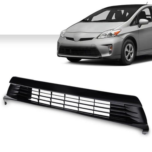 G-PLUS Front Bumper Lower Grille Grill Compatible with Toyota Prius FT 2012 2013 2014 2015
