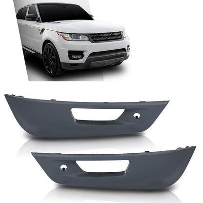 G-PLUS Front Bumper Face Bar End Cap Cover Compatible with Range Rover Sport 2014-2017,Fit for Models With Active Park Assist System 2Pcs