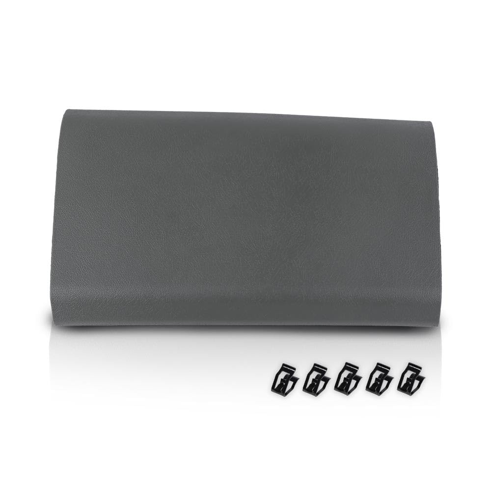 G-PLUS Dash Trim Panel Cover Right Passenger Upper Above Glovebox Gray Compatible with Ford F150 2004-2008