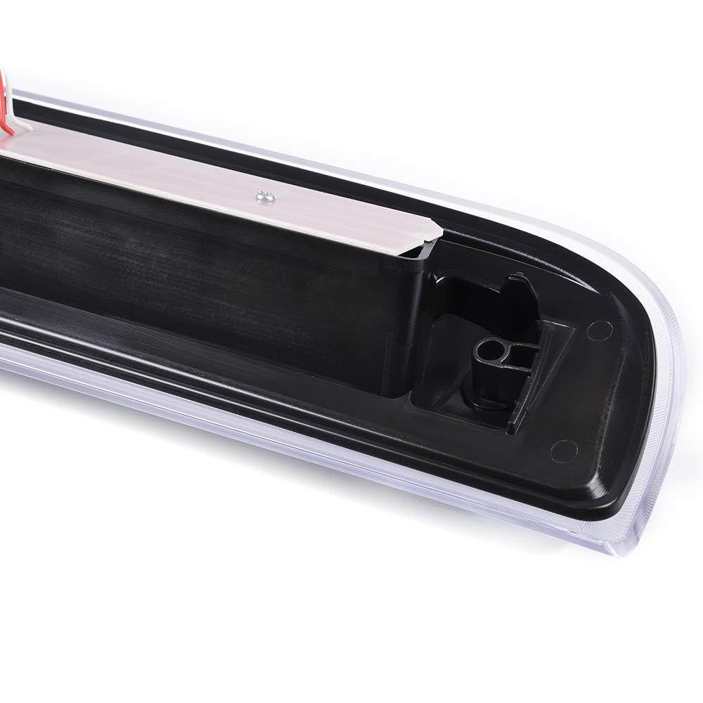 G-PLUS High Mount LED 3rd Brake Light Compatible with Chevy Silverado GMC Sierra 2014 2015 2016 2017 2018 Rear Tail Cargo Lamp Waterproof Clear Lens