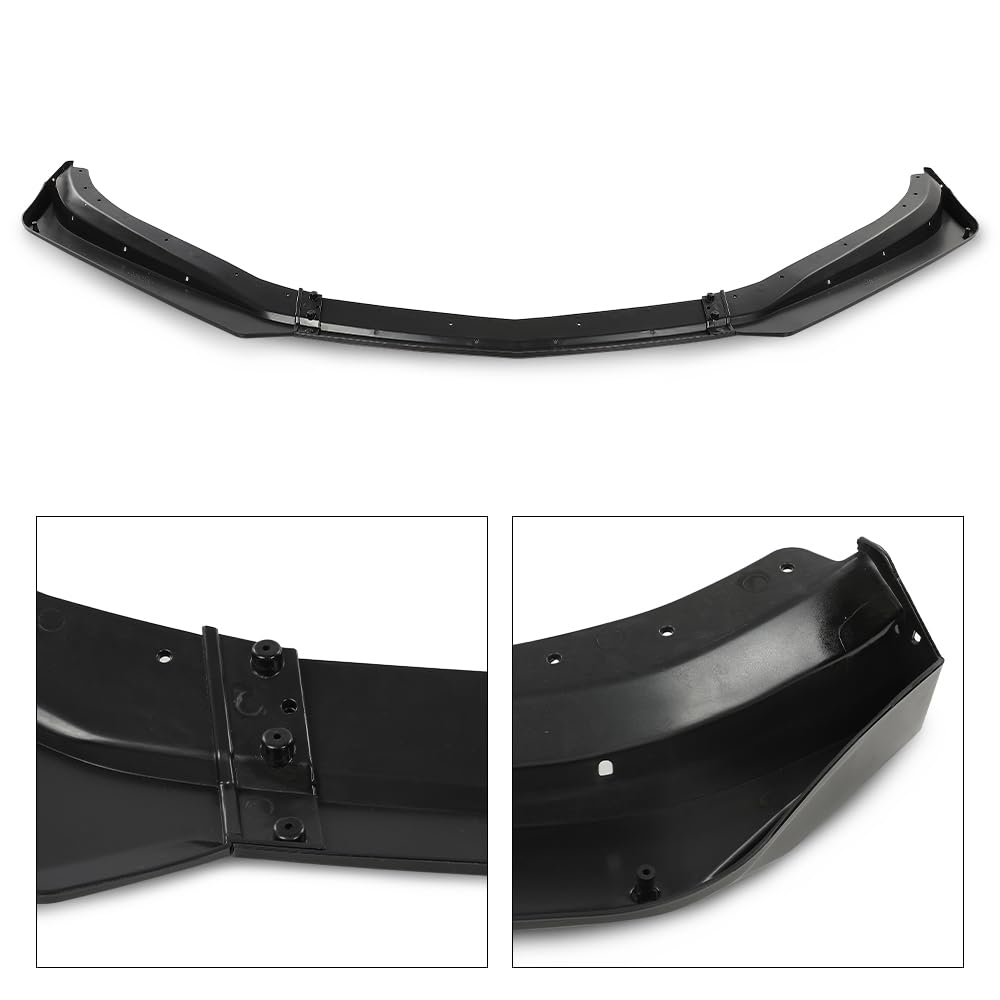 G-PLUS Front Bumper Lip Splitter 1LE Style Compatible with Chevy Camaro LT/LS/RS/SS Models 2016-2023 (Will Not Fit ZL1 Bumper Models)