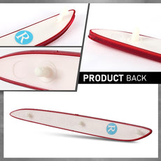 G-PLUS Rear Bumper Reflector for Jaguar XJ 2010-2017 Right Red Additional Angle