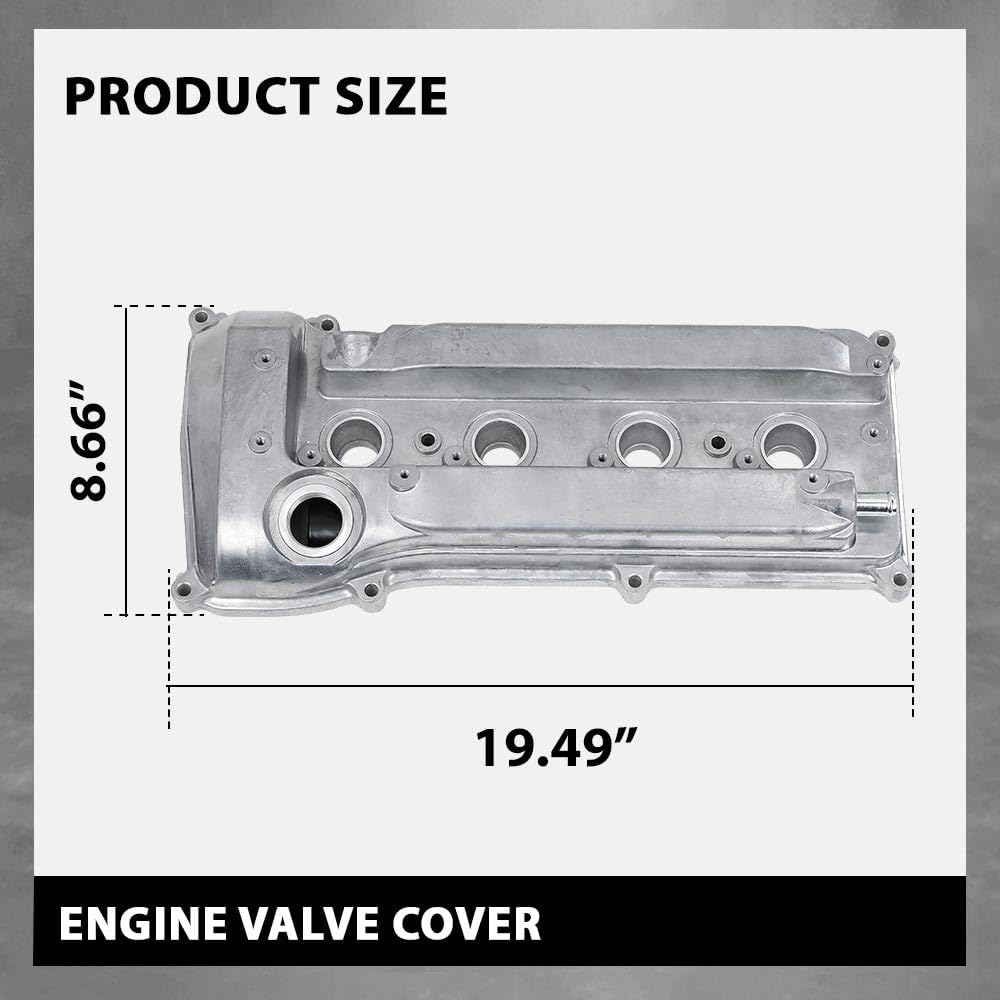 G-PLUS Engine Valve Cover w/Gasket Compatible with Toyota Camry 2002-2011 Fit Toyota RAV4 2001-2012 Fit LX HS250h 2010-2012 1120128033