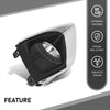 G-PLUS Fog Light Covers Front Passenger Right Side Hand Compatible with Buick Envision (submodel: Base, Essence, Preferred, Premium, Premium II) 2019 2020 42489939, GM1039266 Chrome Black