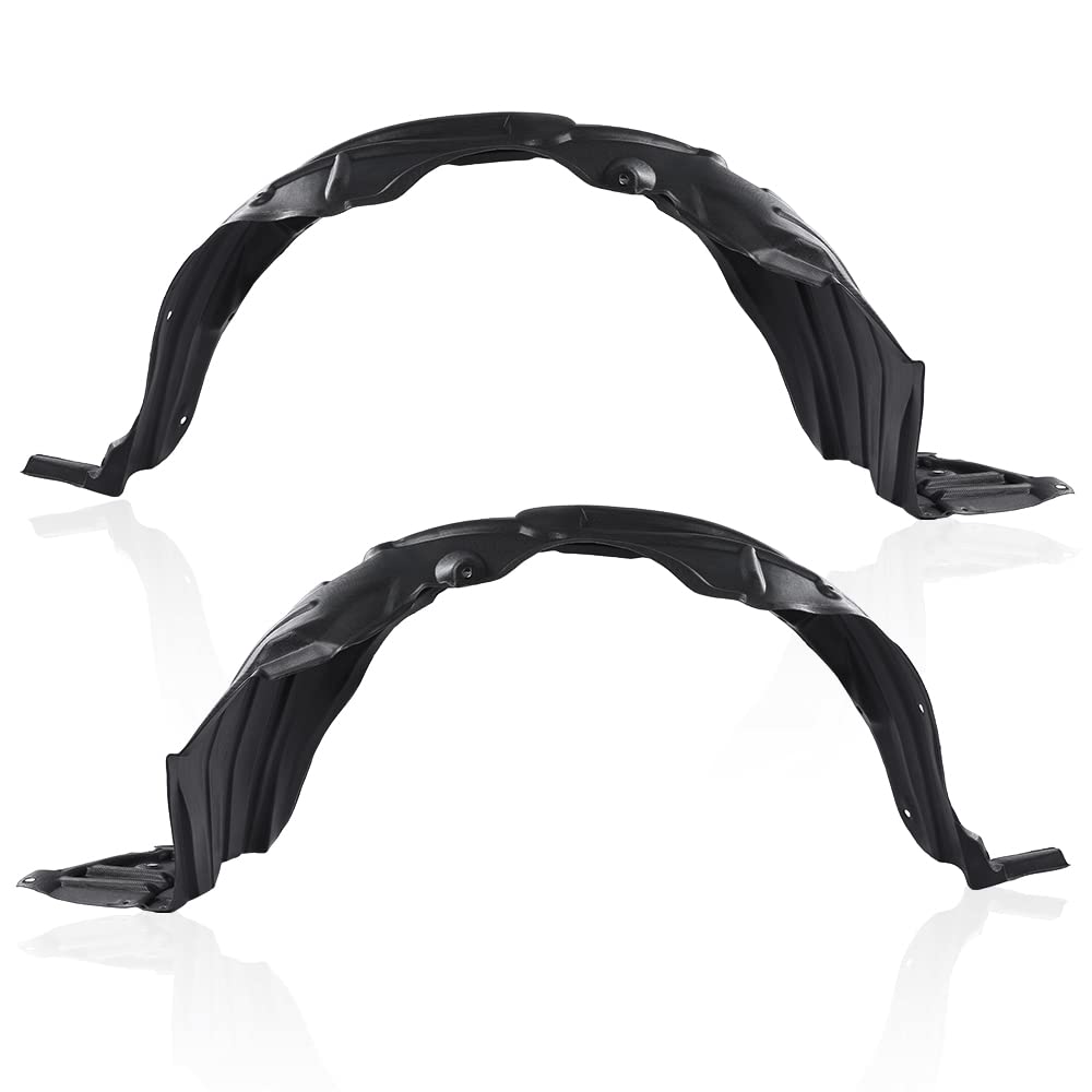 G-PLUS Front Inner Fender Liner Splash Shield Compatible with Toyota Yaris 2007-2012 Driver & Passenger Side 53875-52180 53876-52180 TO1250120 TO1251120